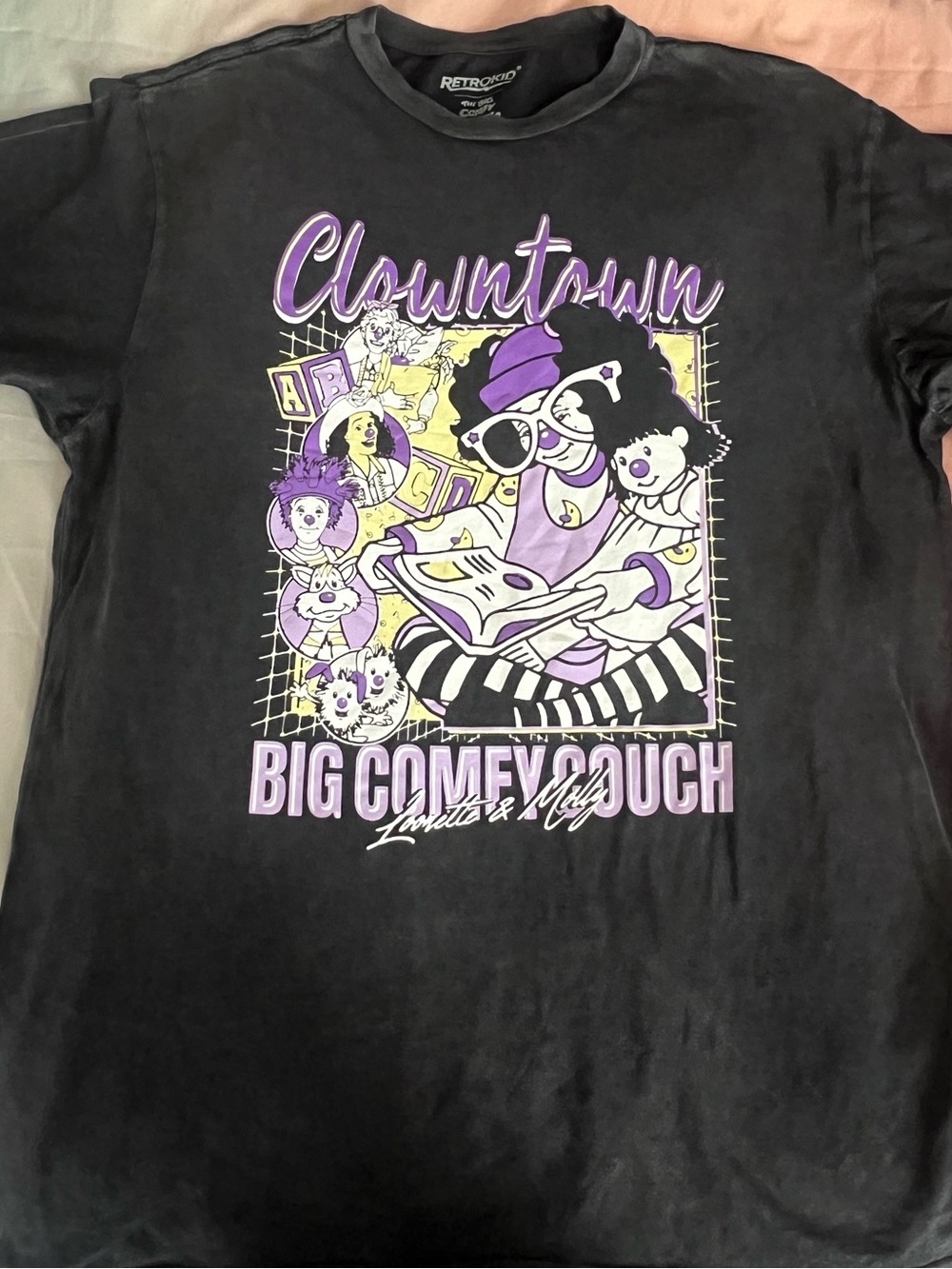 NWT Retrokid x The Big Comfy Couch Loonette and Molly Oversized Graphic T-Shirt